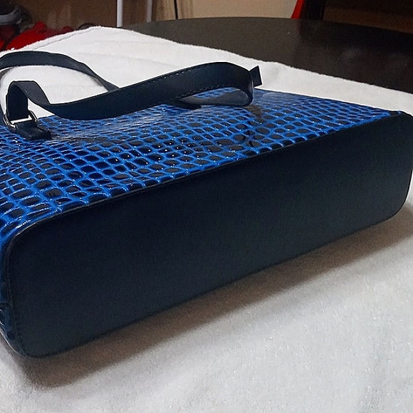 Blue Dasein snake print purse - Picture 5 of 5